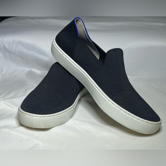 Rothy’s The Original Slip on Sneaker Women’s Size 9.5 Black - Picture 2 of 11